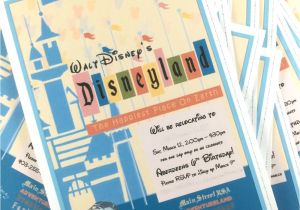 Disney themed Party Invitations Disneyland themed Birthday Party Invitation Disney Party