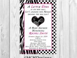 Diva Baby Shower Invitations Little Diva Baby Shower Invitations Personalized with
