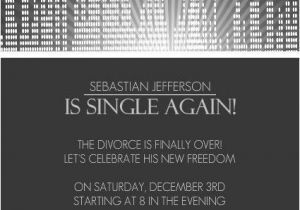 Divorce Party Invite Wording Divorce Party Invitation