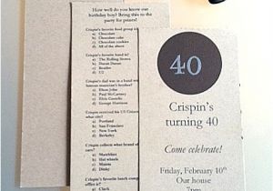 Diy 40th Birthday Invitations Diy Party Ideas A 40th Birthday Celebration Paper