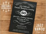 Diy 40th Birthday Invitations Vintage Adult Birthday Invitation Template