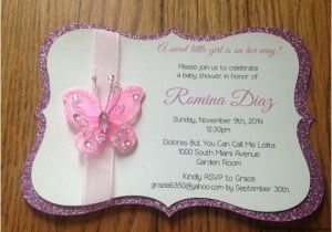 Diy butterfly Birthday Invitations butterfly Garden themed Baby Shower by Memorableimprints