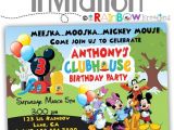 Diy Mickey Mouse Party Invitations 206 Diy Mickey Mouse Clubhouse Party Invitation or Thank