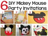 Diy Mickey Mouse Party Invitations 70 Mickey Mouse Diy Birthday Party Ideas About Family