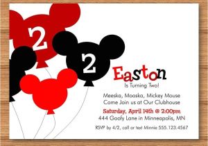 Diy Mickey Mouse Party Invitations Printable Mickey Mouse Party Invite Diy