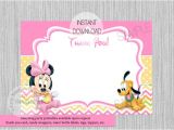 Diy Minnie Mouse Baby Shower Invitations 10 Minnie Mouse Baby Shower Invitations Psd Ai