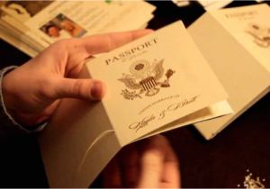 Diy Passport Wedding Invitation Template Vanessa 39 S Destination Wedding Invitations How to