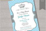 Diy Prince Baby Shower Invitations Items Similar to Baby Shower Invitation Prince Crown for