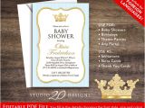 Diy Prince Baby Shower Invitations Prince Baby Shower Invitations Editable Pdf Diy 4×6 Printable