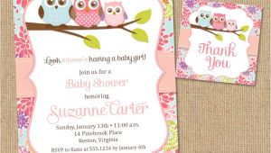 Diy Printable Baby Shower Invitations Owl Baby Shower Invitations Diy Printable Baby by Poofyprints