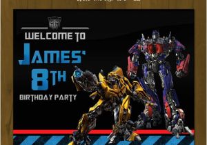 Diy Transformer Birthday Invitations Transformers Birthday Party Pack Diy · Splashbox