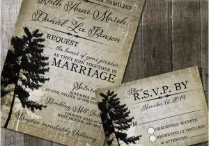 Diy Tree Wedding Invitations Tree Wedding Invitation Vintage Tree Printable Wedding