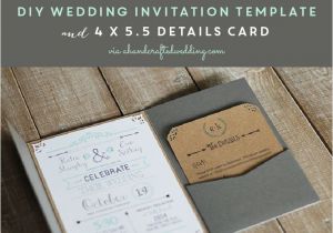 Diy Wedding Invitation software Wedding Invitation Templates Do It Yourself Wedding