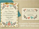 Diy Wedding Invitations and Rsvp Cards Diy Tutorial Free Printable Invitation and Rsvp Card