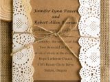 Diy Wedding Invitations with Lace Classic Rustic Lace Square Wedding Invitations Ewls009 as