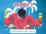 Dj Party Invitation Templates Free Dj Summer Party Invitation Template In Adobe
