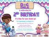 Doc Mcstuffins Party Invites Doc Mcstuffins Birthday Party Invitation by Prettypaperpixels