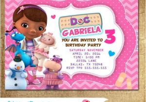 Doc Mcstuffins Party Invites Doc Mcstuffins Invitations Party Invitations Printable