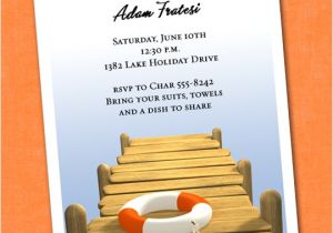 Dock Party Invitations Summer On the Water Invitations Announcingit Com Blog
