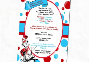 Doctor Seuss Baby Shower Invitations Dr Seuss Baby Shower Invitations Printable Free
