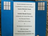 Doctor who Wedding Invites How We Made Our Tardis Invitations Lauren and Ric 39 S Wedding