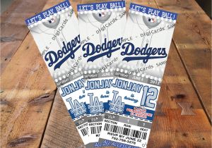 Dodger Party Invitations Lexishouseofcards On Etsy