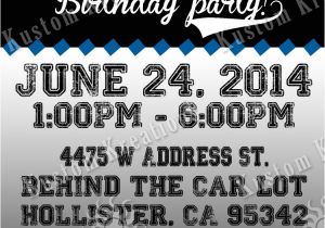 Dodger Party Invitations Mlb Los Angeles Dodgers Birthday Invitations Kustom