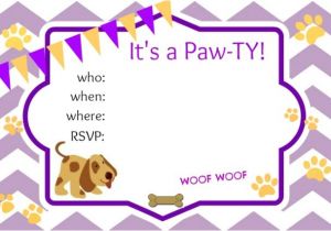 Dog Birthday Party Invitation Templates Puppy Party Ideas About A Mom