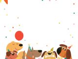 Dog Party Invitation Template Delighted Dogs Free Printable Birthday Invitation