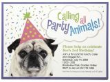Dog Party Invitation Template Dog Birthday Party Invitations Bagvania Invitations Ideas
