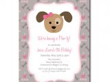 Dog Party Invitation Template Puppy Party Invitation with Editable Text Dog Party