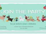 Dog Party Invitations Template Dog Party Invitations Dog Party Invitations for Simple