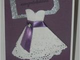 Doily Dress Bridal Shower Invitations Paper Doily Dress Bridal Shower Card by