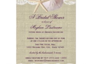 Dollar Tree Bridal Shower Invitations Lace and Sand Dollar Beach Bridal Shower 5×7 Paper