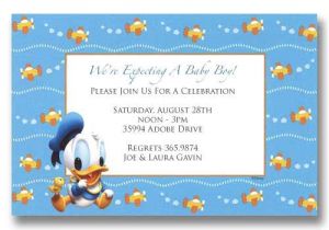 Donald Duck Baby Shower Invitations Disney Baby Donald Pregnancy Announcements
