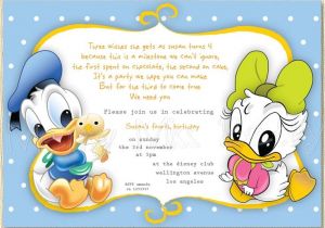 Donald Duck Baby Shower Invitations Donald Duck Birthday Party Invitations — Anouk Invitations
