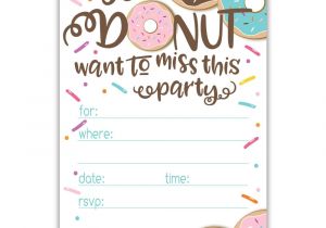 Donut Party Invitation Template Free Best Rated In Party Invitations Helpful Customer Reviews