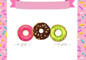 Donut Party Invitation Template Free Free Printable Donuts Invitation Templates Free