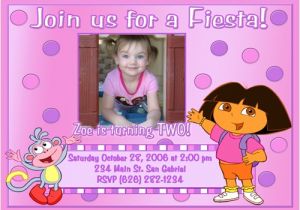Dora Customized Birthday Invitations 4 Impressive Dora the Explorer Birthday Party Invitations