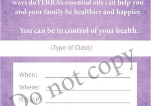 Doterra Party Invites Doterra Essential Oils Class Invitation to Pin On