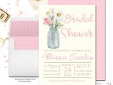Double Bridal Shower Invitations Floral Watercolor Bridal Shower Invitation Engagement