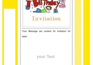Download Birthday Invitation Template 27 Best Blank Invitation Templates Psd Ai Free