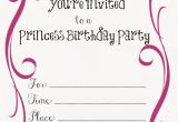 Download Birthday Invitation Template Girl Free Birthday Party Invitations for Girl Bagvania Free