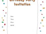 Download Free Birthday Party Invitation Templates 43 Free Birthday Party Invitation Templates Free