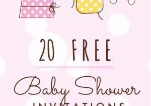 Downloadable Baby Shower Invites Printable Baby Shower Invitations