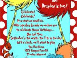 Dr Seuss Birthday Invitations Photo Invitation Dr Seuss themed Birthday Party Pinterest
