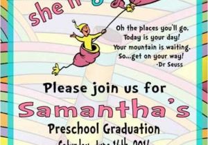 Dr Seuss Graduation Invitations Items Similar to Dr Seuss Oh the Places You 39 Ll Go