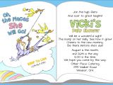 Dr Seuss themed Baby Shower Invitations Dr Seuss Baby Shower Invitation