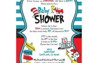 Dr Seuss themed Baby Shower Invitations Dr Seuss Baby Shower Invitations