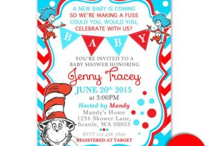 Dr Suess Baby Shower Invitation Printable Dr Seuss Baby Shower Invitations for E Baby